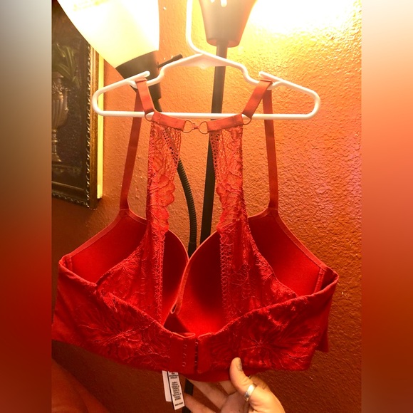 Victoria secret Red lace Bra 38DD - Picture 1 of 5